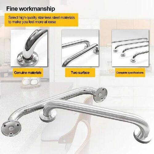 Safety Toilet Handrail Grab Bars 40/50cm Stainless Steel