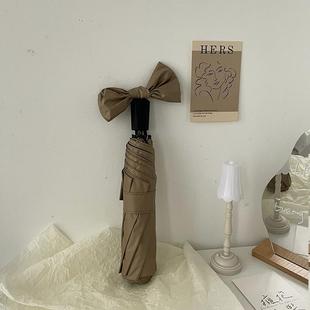 禁系太阳手n动晴雨伞两用复古折叠遮阳欲伞女i 气质款 正品 har伞u