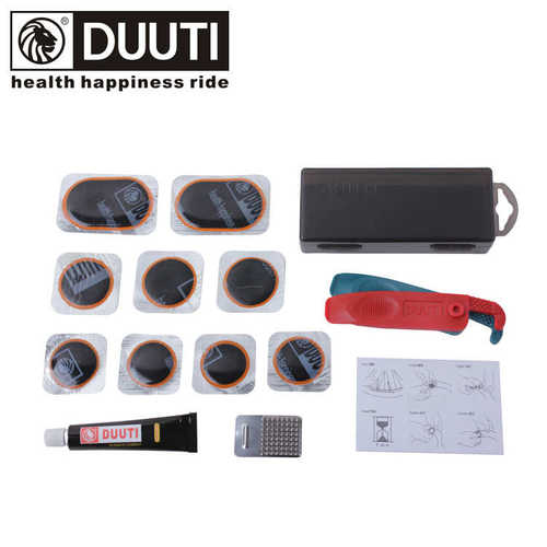 DUUTI 迪尤途 山地车自行车补胎工具套装 冷补胎组合修理工具