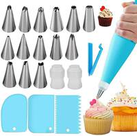Factory stock: 6-piece egg QS00272 sets, cake piping tips, cream piping bags, 3 cake decoration tool sets thumbnail 4
