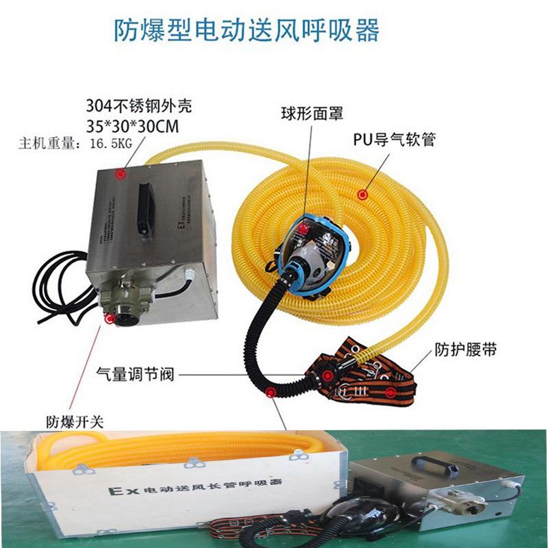单接口送风式长管呼吸器全面罩气电动送风长管送风