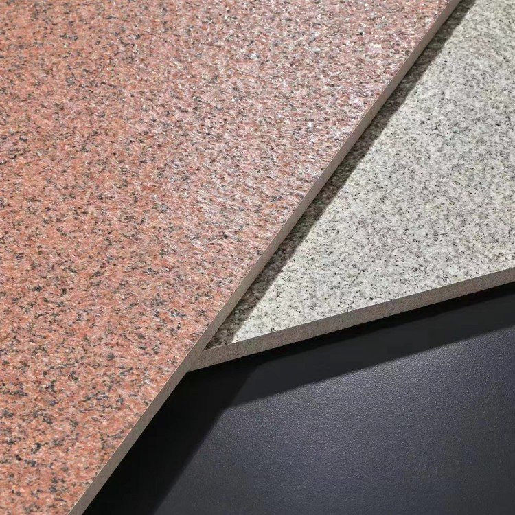 砖仿花岗岩生态砖印度红*地铺园林道路红色石板