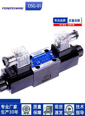 FTH 液压阀DSG-01-3C2/2B2/3C4/A220/CG24电磁换向阀现货