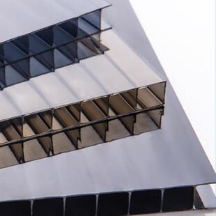 厂家顶篷材料多层阳光板茶色建材家装 用阳光板批量供应