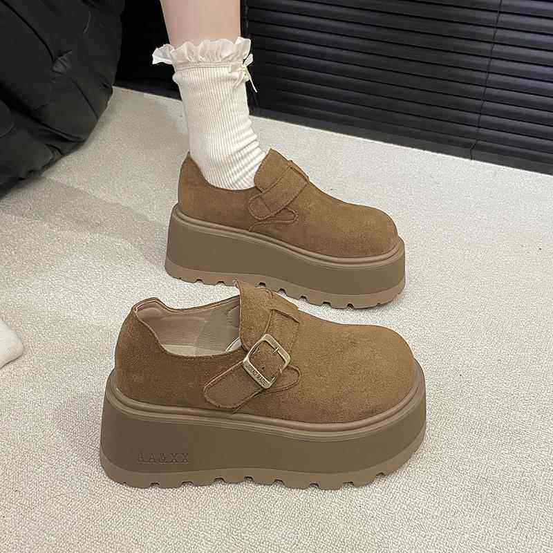 春季小个子增高厚底勃肯鞋女2026新款百搭轻便松糕博肯单鞋0116z,女鞋,勃肯鞋/软木鞋,淘宝优惠券,粉丝福利购,淘宝优惠卷
