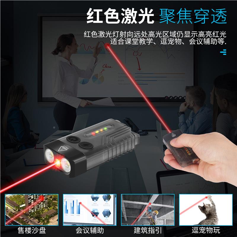 女子防V10L身报警你手电ED器C钥匙扣灯迷差手电筒女生出旅行防狼
