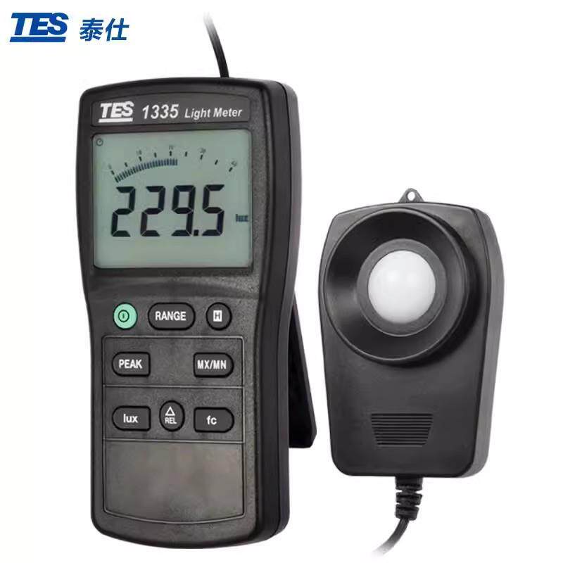 泰仕TES1335数字照度计测光仪光照度计高精度照度仪TES1336A