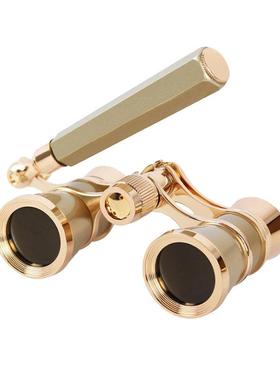 外女巧士双筒望远镜HR-3×25金属材质看歌演唱会专用剧高清望远镜