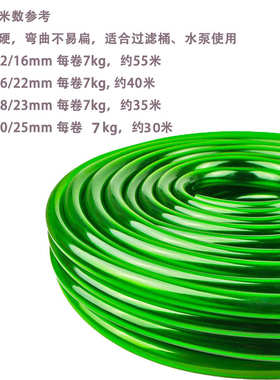 鱼缸水管整卷批发水族箱牛筋管PU加厚管过滤桶12/16MM3/4/6/8分管