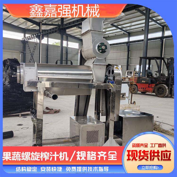 大型工业不锈钢苹果榨汁机芦荟螺旋挤压取汁机 商用果蔬梨打浆机