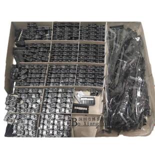 牛角插头FC-6/8/10/14/16/20-50P三件套2.54MM JTAG压线头ISP接头