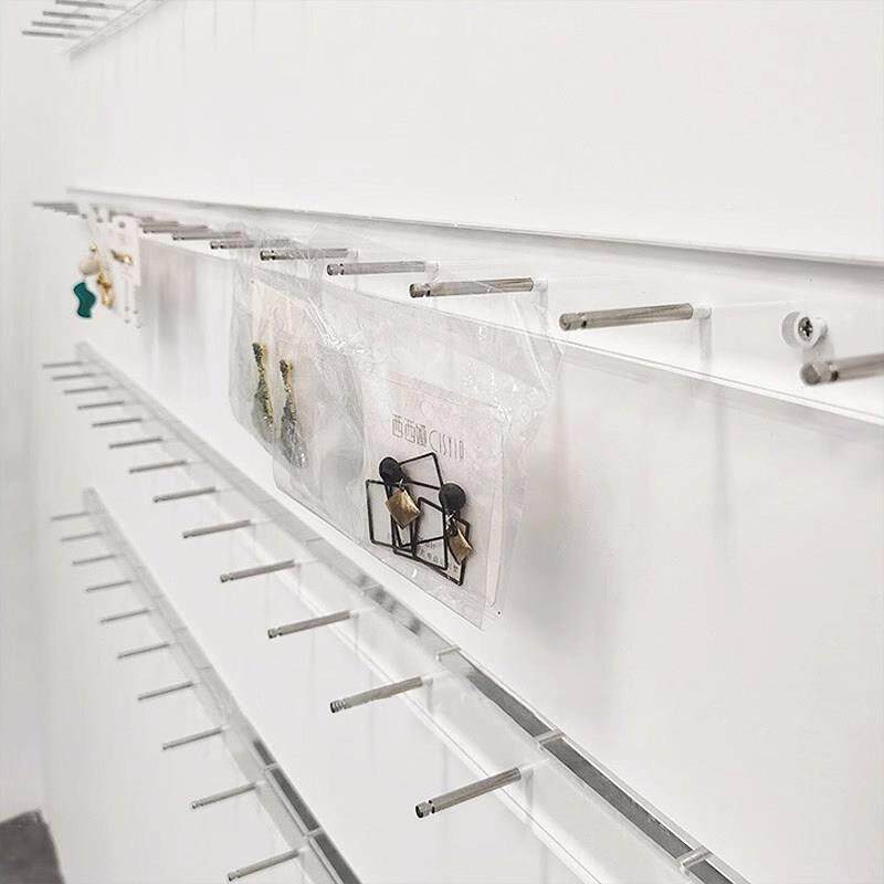 服装店专用压克力饰品架耳环钉首饰袜子饰品店上墙陈列挂板展示架