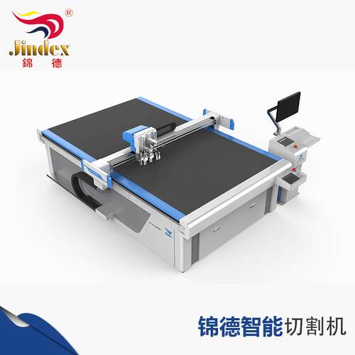牛津布面料模玩具气充制品裁JD-AS-18剪机浪气板PV冲C拉丝布裁剪
