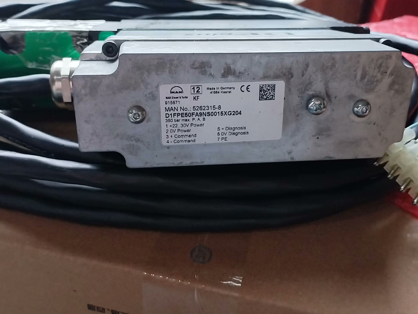 德国MAN原装DF plus比例阀，型号5262315-8，