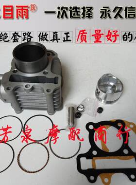 适用王野110踏板摩托车WY110T-2E中缸 套缸 缸套缸筒活塞环气缸体