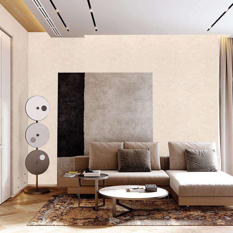 墙布无缝全屋高级感卧室家用客厅电视背景墙提花现代简约壁布安装