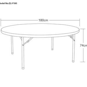 Y180家用简易可折叠户外商务便捷餐桌吹塑料家具桌椅组合工厂直销