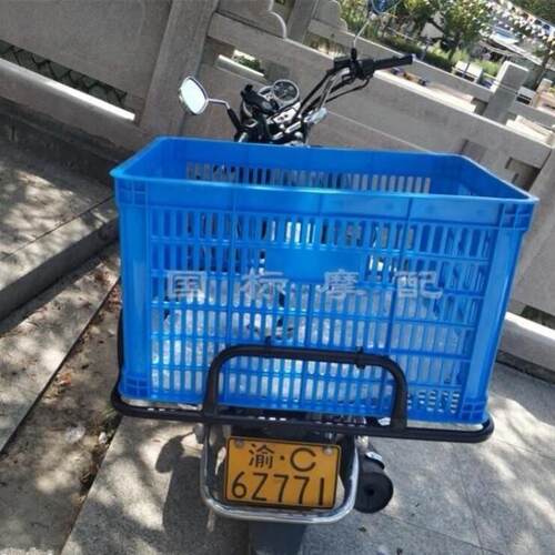 电动车后备箱支架快递车货架尾翼架后座架外卖箱车载架配送箱铁架