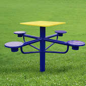 批发户外健身器材室外小区公园广场老年人不锈钢娱乐象棋桌棋盘桌