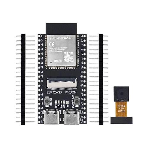 ESP32-S3 WROOM N16R8 CAM开发板WiFi+蓝牙模组OV2640/5640摄像头