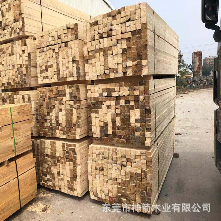 白松木方东莞厂家建筑木方47、48、5*7规格标准满足各类建筑需求图片