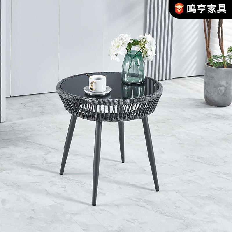 阳台藤椅院子室内外家具花园庭院露天户外绳编桌椅组合桌子配套