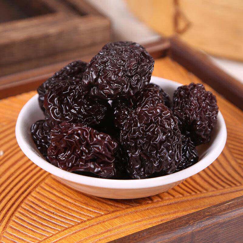 新疆包邮山东聊城特产名吃博平圆铃乌枣果木熏蒸水晶黑枣充饥休闲
