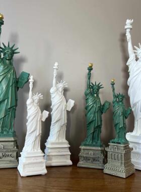 美国纽约自由女神雕像树脂雕塑大尺寸摆件书桌装饰品旅游纪念品
