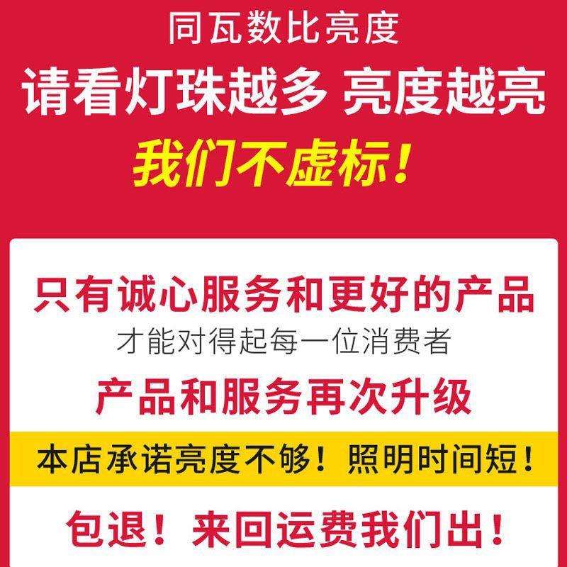 双头灯2424珠太阳能LED灯够亮可防水节能灯续航持久一件