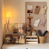 304不锈钢化妆台置物架化妆品护肤品收纳层架长期主义高级感收纳