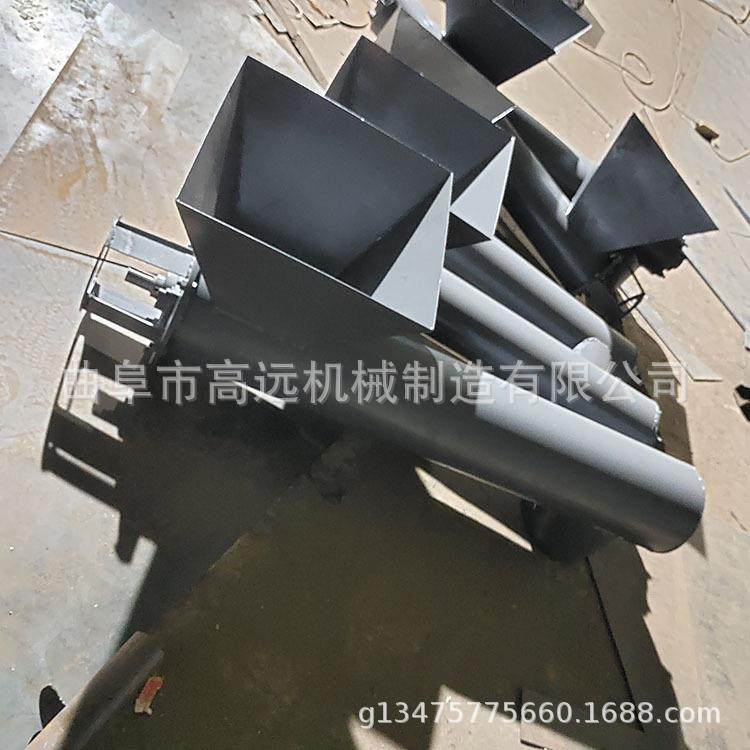 移动式圆管粮食上料机 玉米稻谷倒运上料机 自动粉料螺旋提升机