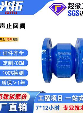 HC41X静音止回阀消音阀立式逆止阀DN200单向阀