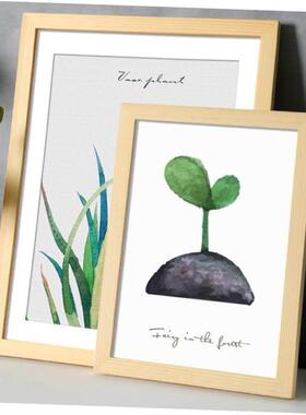 Nordic simple wooden photo frame square picture frames 相框