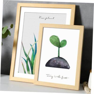 Nordic simple wooden photo frame square picture frames 相框
