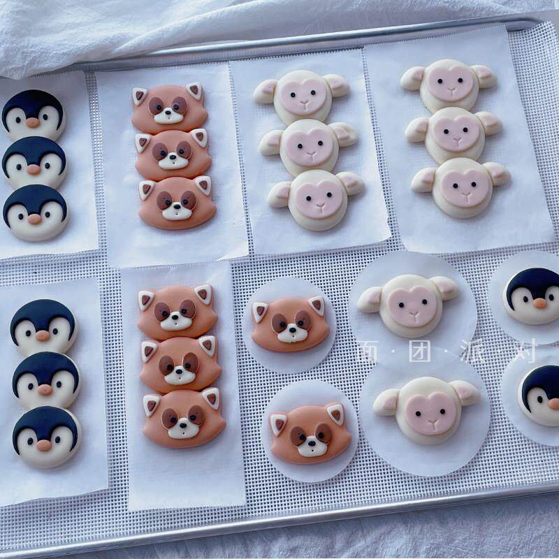 面团派对老师可爱迷你串串一口卡通馒头小羊企鹅家用花样辅食模具