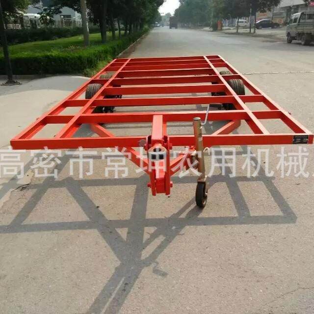 营地房车底盘5吨木屋拖车牵引式移动重型平板拖车木屋拖车配件