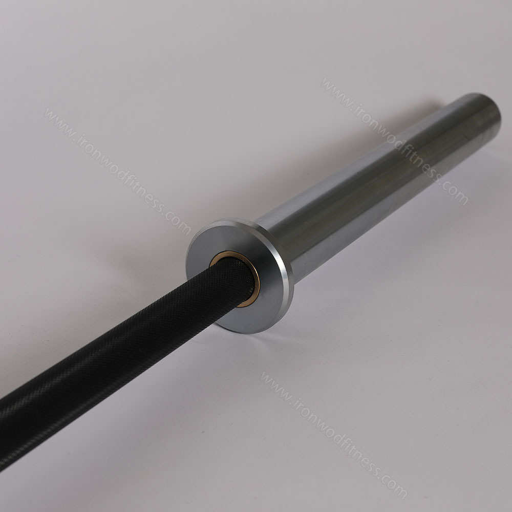 力量举杠铃杆承重硬拉杠铃杆深滚花商用级举重杆1500lb杠铃