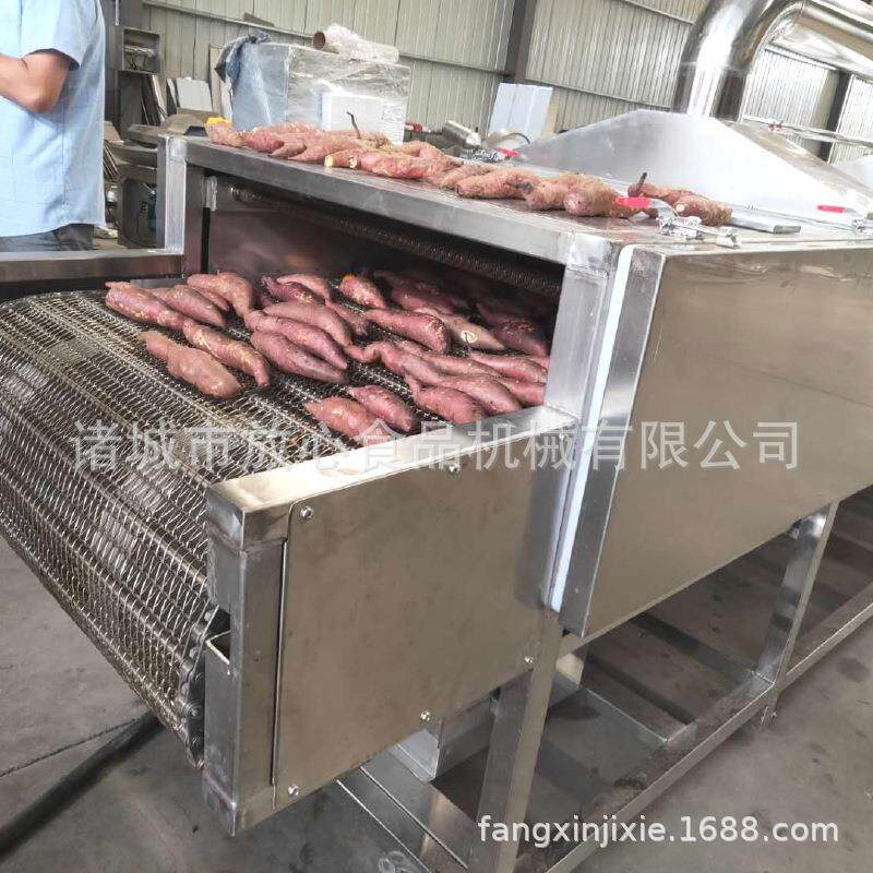 红薯动清烘烤洗水线 流大型YBE全自烘烤蜜薯烘烤流水线 厂家定 制