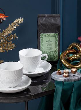 德国Meissen梅森 纯白天鹅浮雕西瓷餐具盘子碗咖啡杯碟茶壶深盘