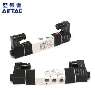 亚德客三位五通 4V130E 原装 中泄电磁阀 4V130E06A 4V130E06B