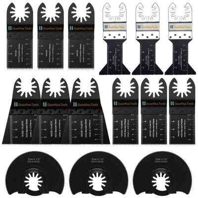 15pcs万用宝刀头多功能修整机锯片5种规格摆动锯片配件
