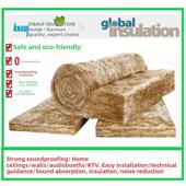 进口可可富隔音棉无甲醛家用吊顶吸声棉隔墙环保玻璃棉保温棉卷毡