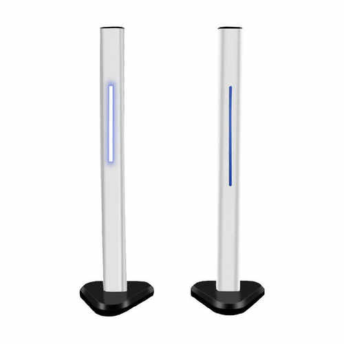 人脸识别测温一体机支架人脸识别机三角带灯立柱平板人脸识别支架