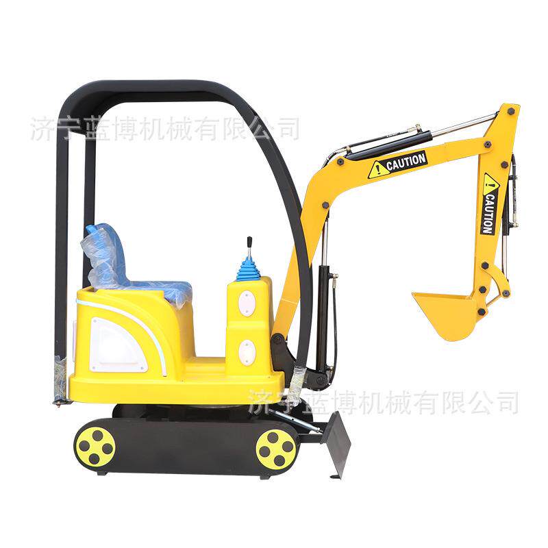 户外娱乐仿真挖掘机挖沙挖土亲子互动游戏小挖机挖海洋球挖掘机