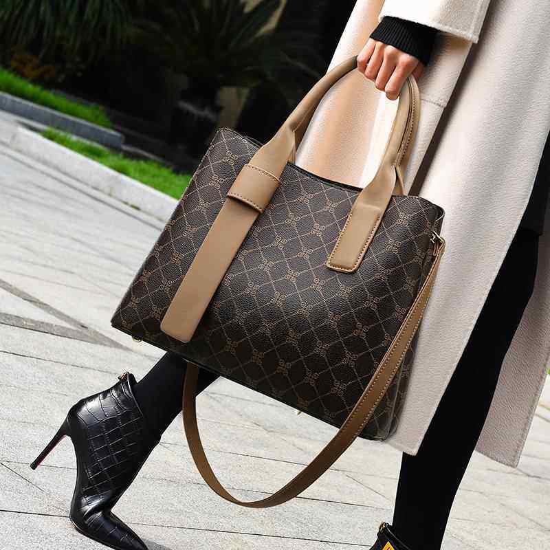 香港正品代购2024新款包包女士手提包大容量通勤流苏托特包单肩包