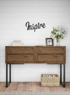 家居金属镂空灵感墙标牌 3D 艺术字家居装饰现代乡村或复古农舍风