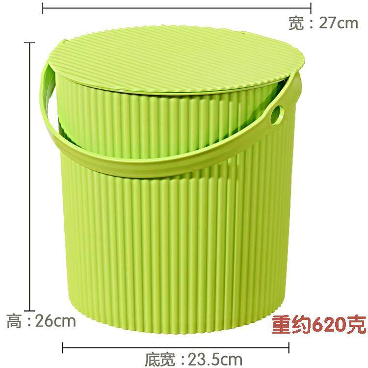 水桶凳可坐加厚盖塑料桶家用浴室手提洗衣钓鱼桶带盖幼儿园收纳桶