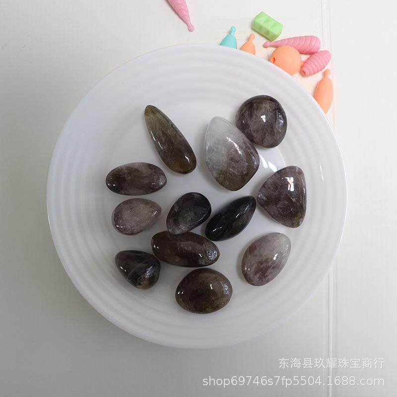 天然紫钛极光碎石 鱼缸花盆装饰用品 小石子水晶碎石