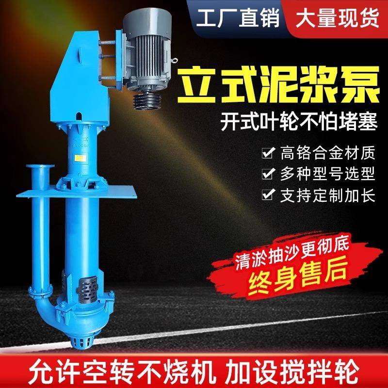 PV立式液下渣浆泵排污泵河道清淤泥浆泵矿用细砂泵抽沙泵高络合金