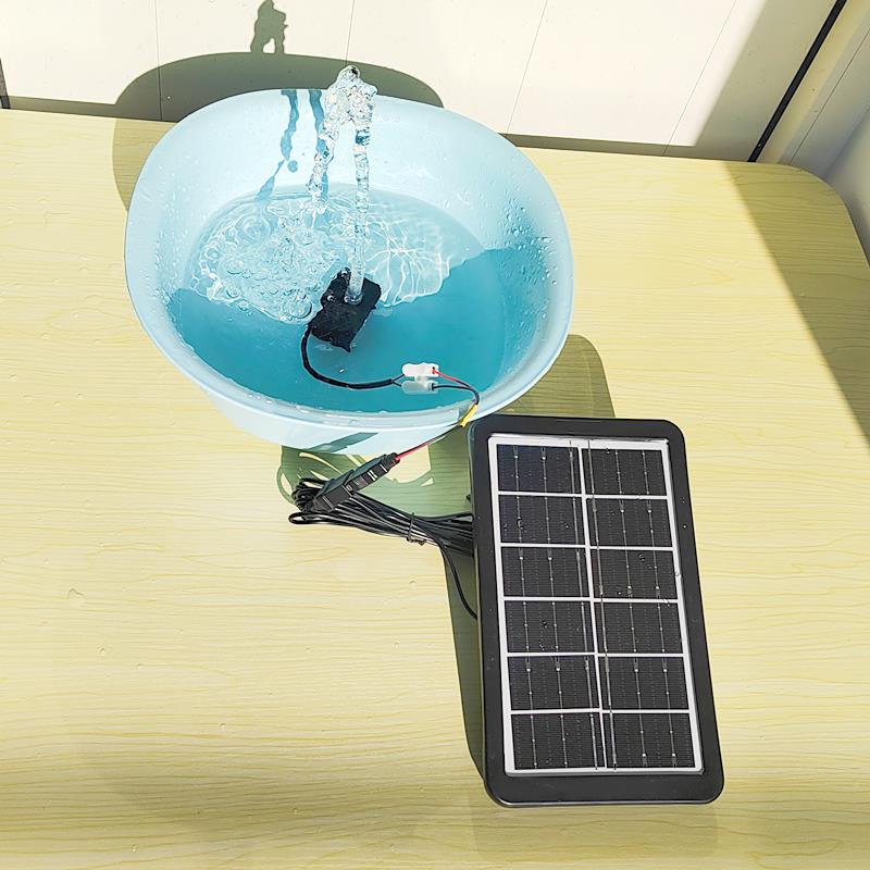 6V2W太阳能板光伏发电小制作科学实验发电板6V3W可带5V无刷水泵